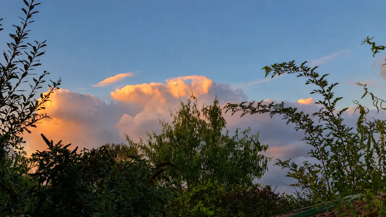Een sprookjesachtige lucht boven de polder